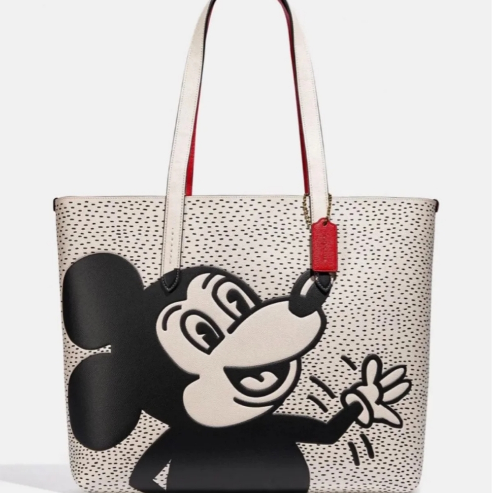 Coach Disney Mickey Mouse X Keith Haring Tote Bag